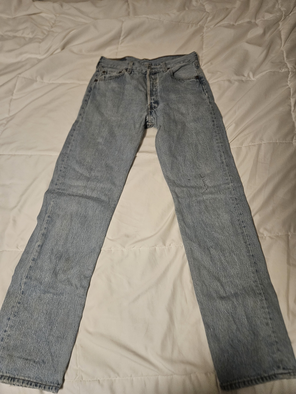 Levi's Men's Light Blue Straight-Leg Jeans
